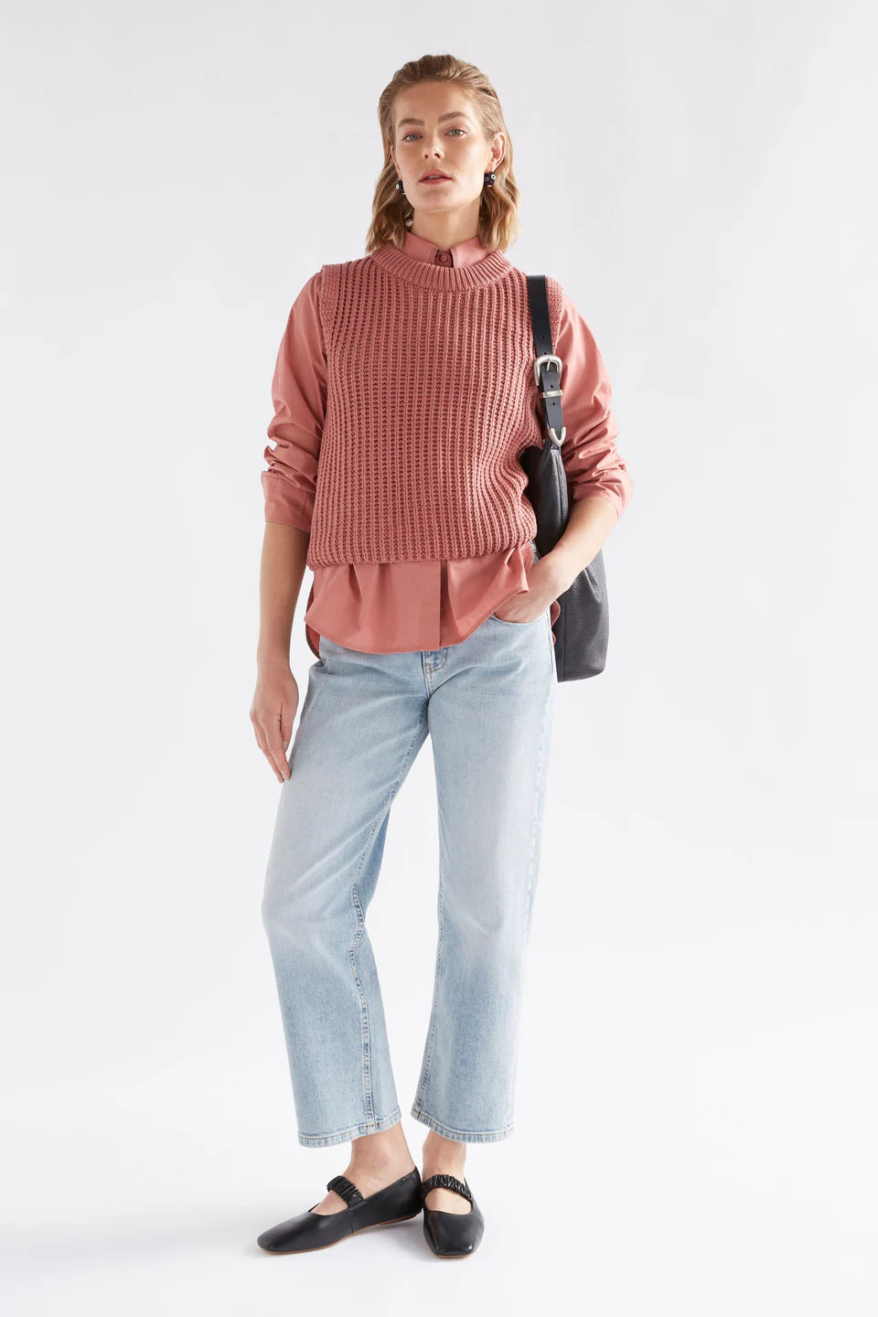 Elk Arp Vest - Clay Pink