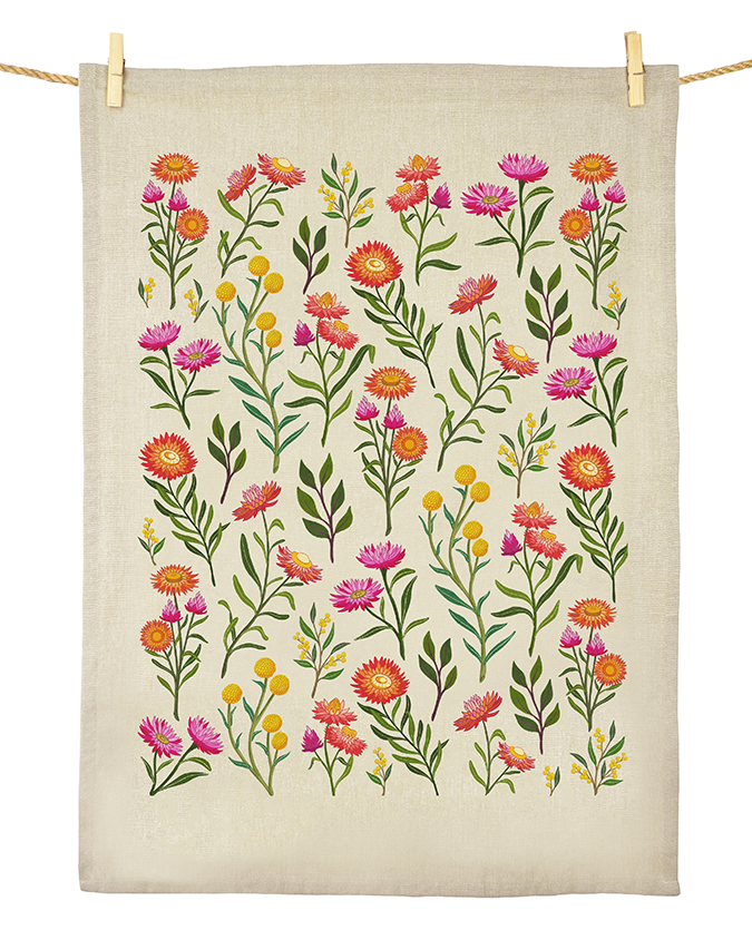Earth Greetings Everlasting Love Tea Towel