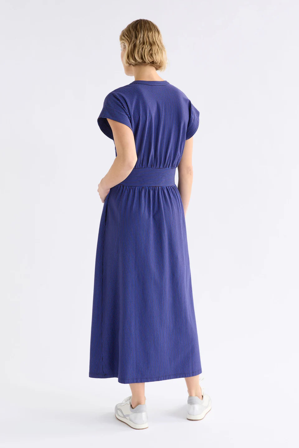 Elk Evve Dress - Chocolate Cobalt