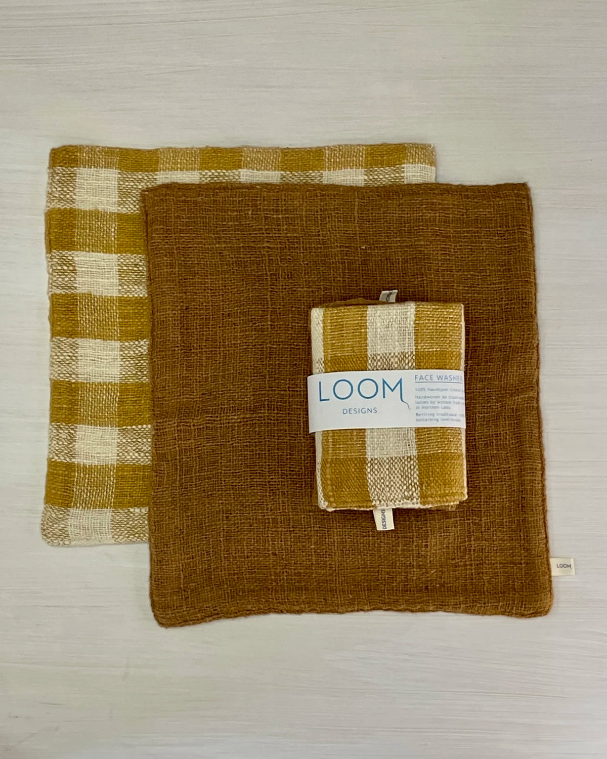 Loom Face Washer Set of 2 - Various Colours