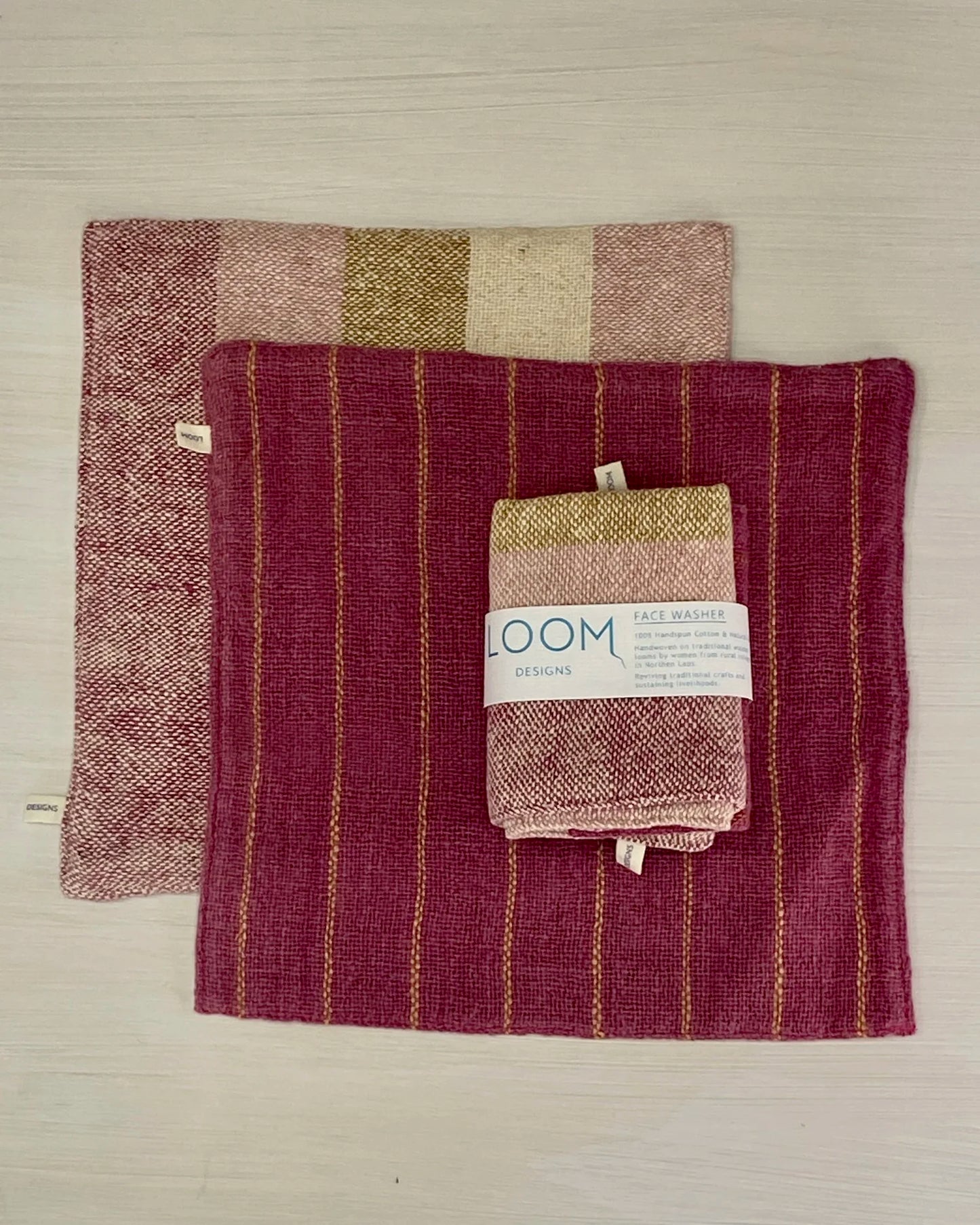Loom Face Washer Set of 2 - Various Colours