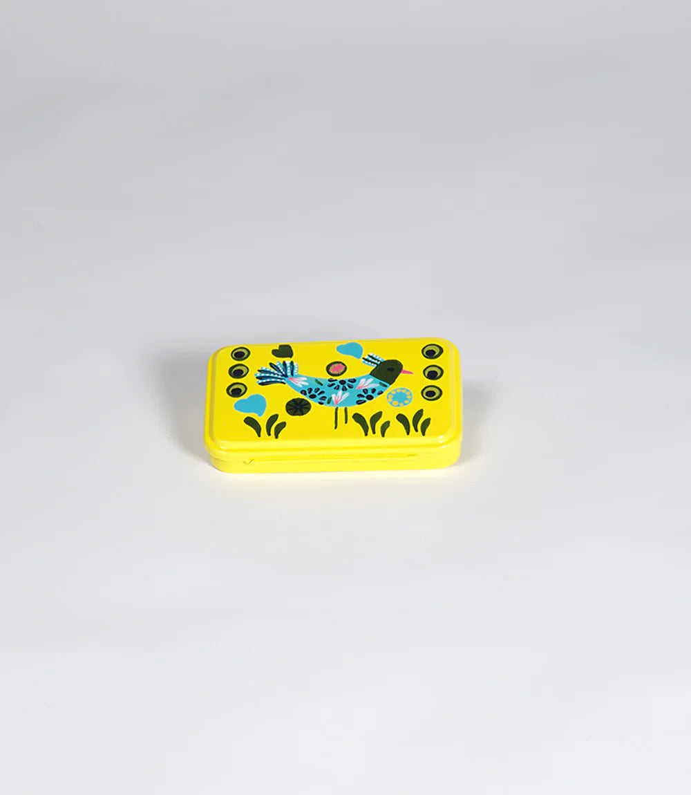 Fair Trade hand painted trinket tin - 3 Colours