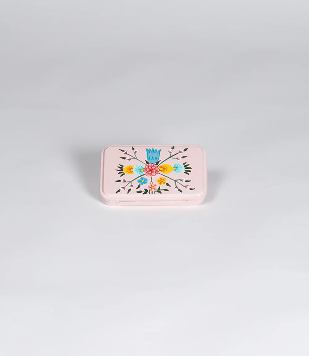 Fair Trade hand painted trinket tin - 3 Colours