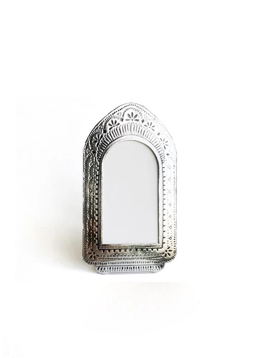 Faux Tin Tall Frame - Silver