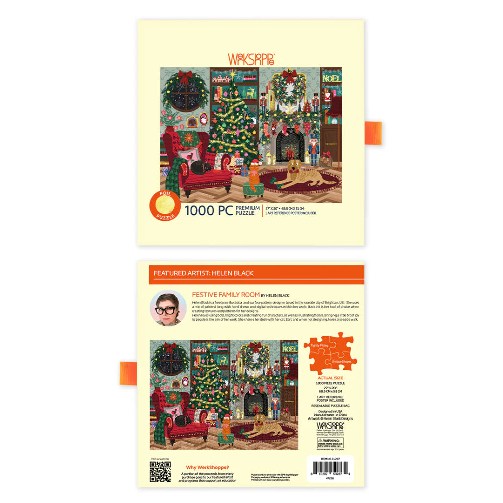 Festive Family Room - 1000 Piece Puzzle