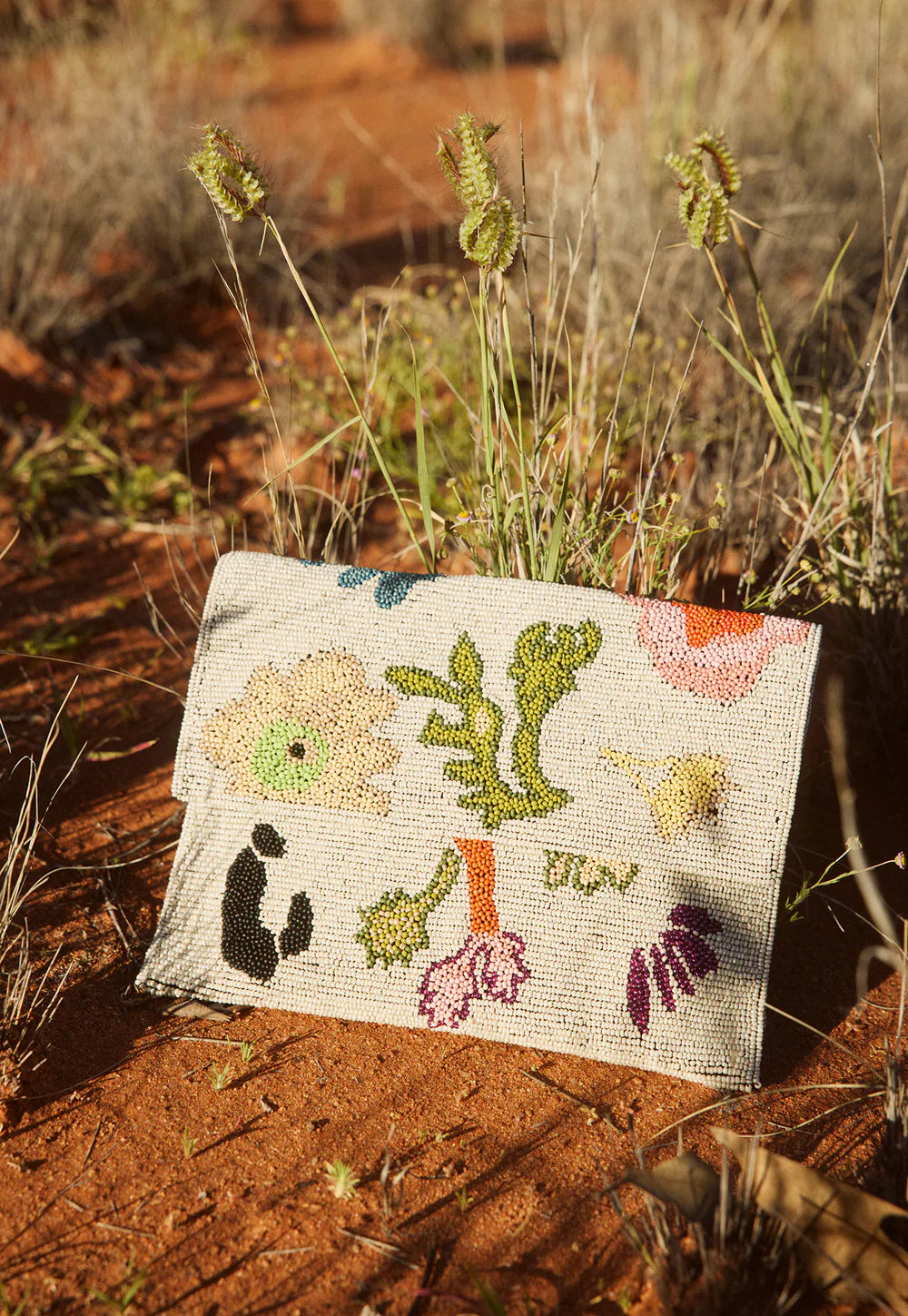 Nancybird Fold Clutch - Watercolour