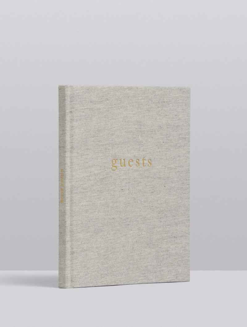 Write To Me Linen Covered Guestbook