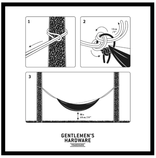 Gentlemen's Hardware Travel Hammock