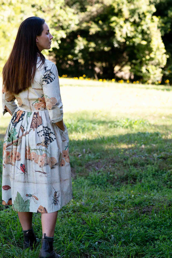 Lazybones Gianna Insects Dress - Organic Cotton