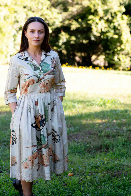Lazybones Gianna Insects Dress - Organic Cotton