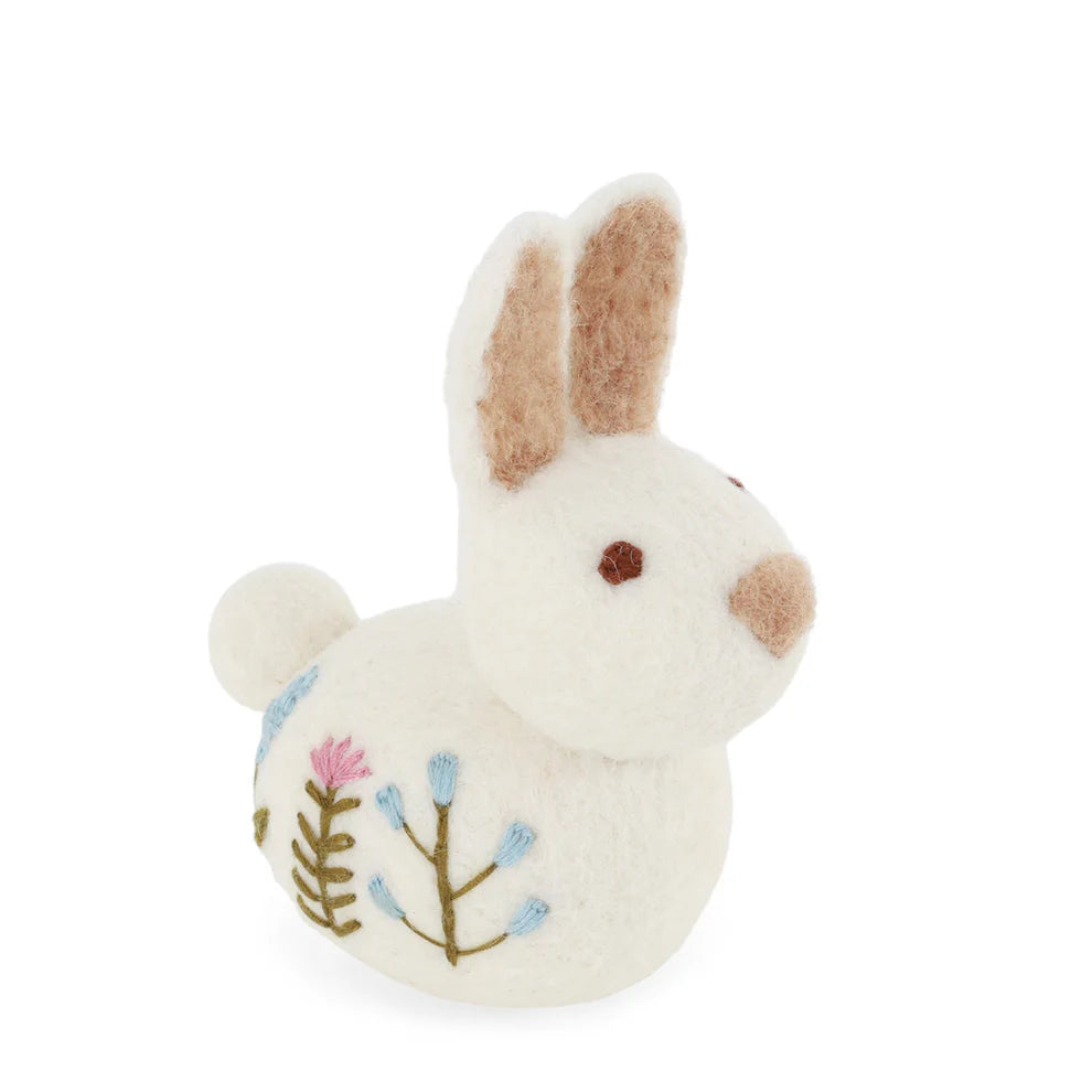 Gry and Sif Sitting Bunny - White