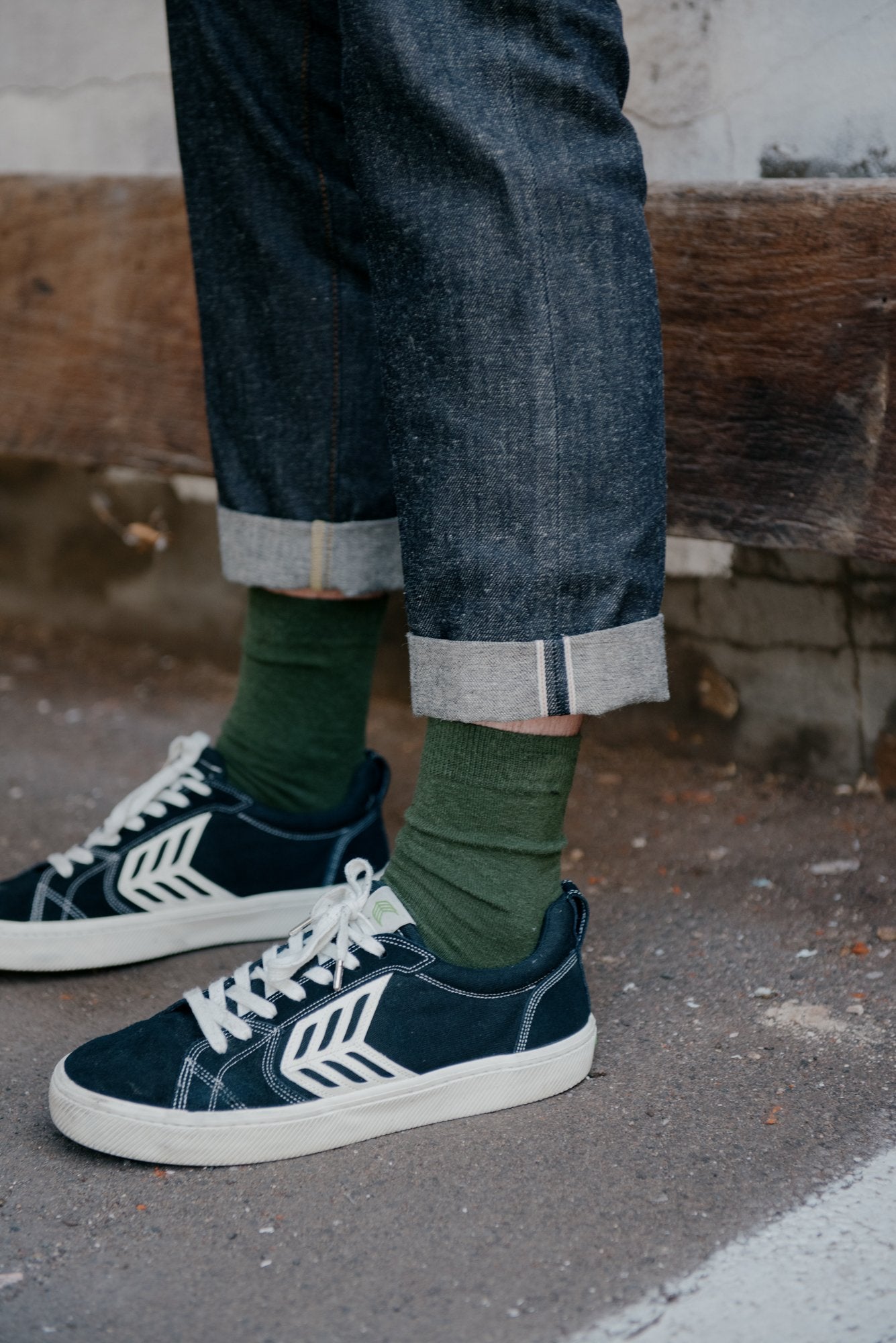 Hemp Clothing Australia Daily Socks - Olive