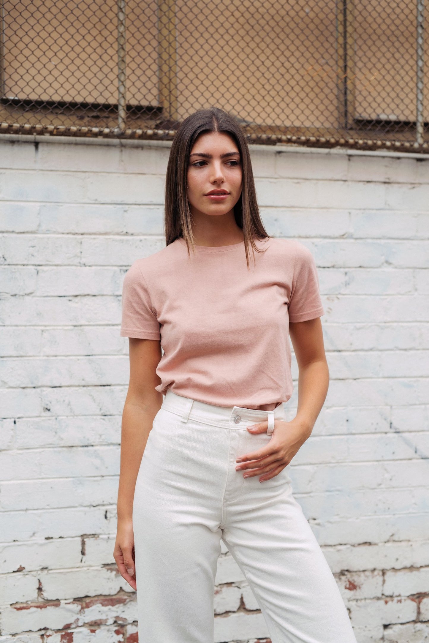 Hemp Clothing Australia Classic Tee - Cameo Rose