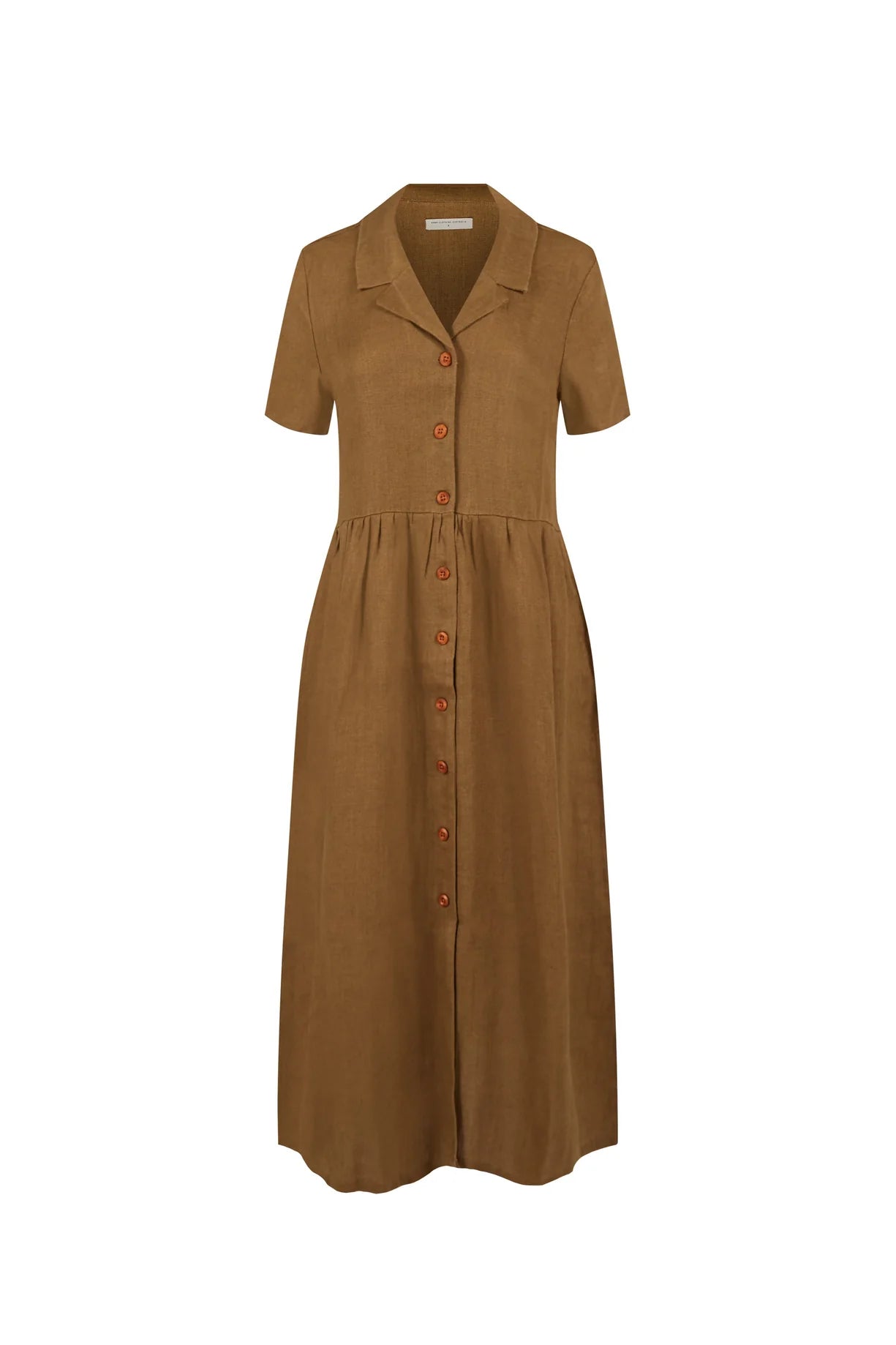 Hemp Clothing Day Dress - Olive