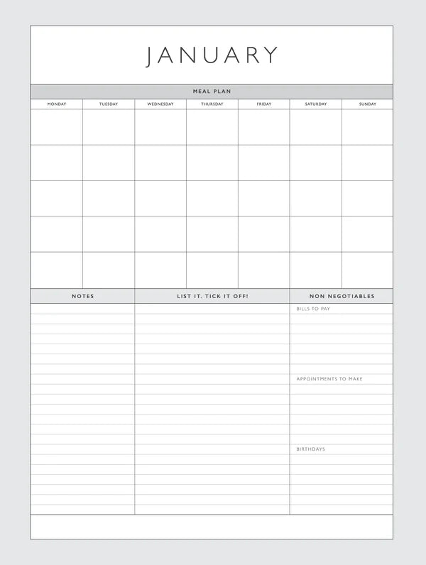 Write To Me 2026 Home Hustle Planner