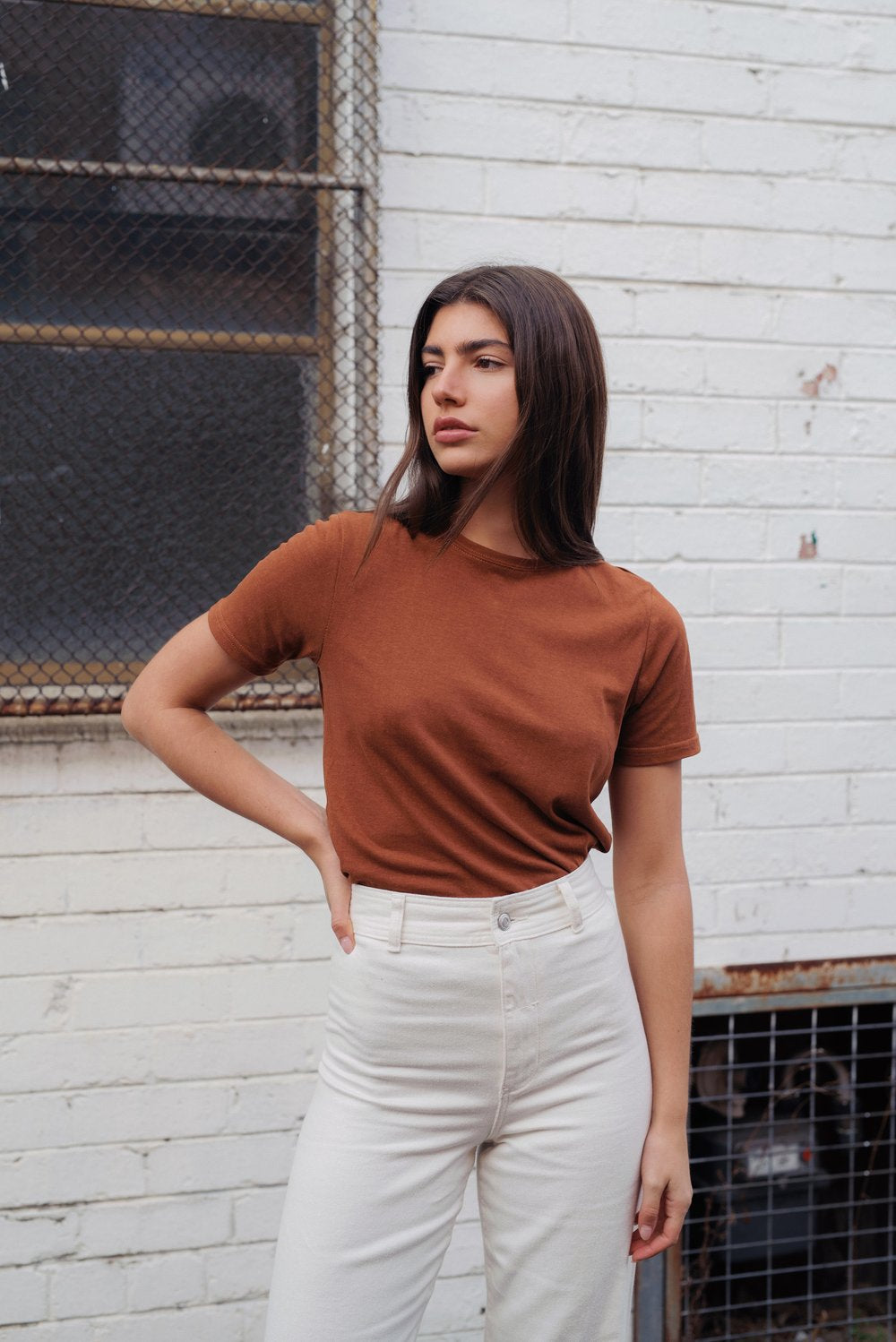 Hemp Clothing Australia Classic Tee - Cinnamon