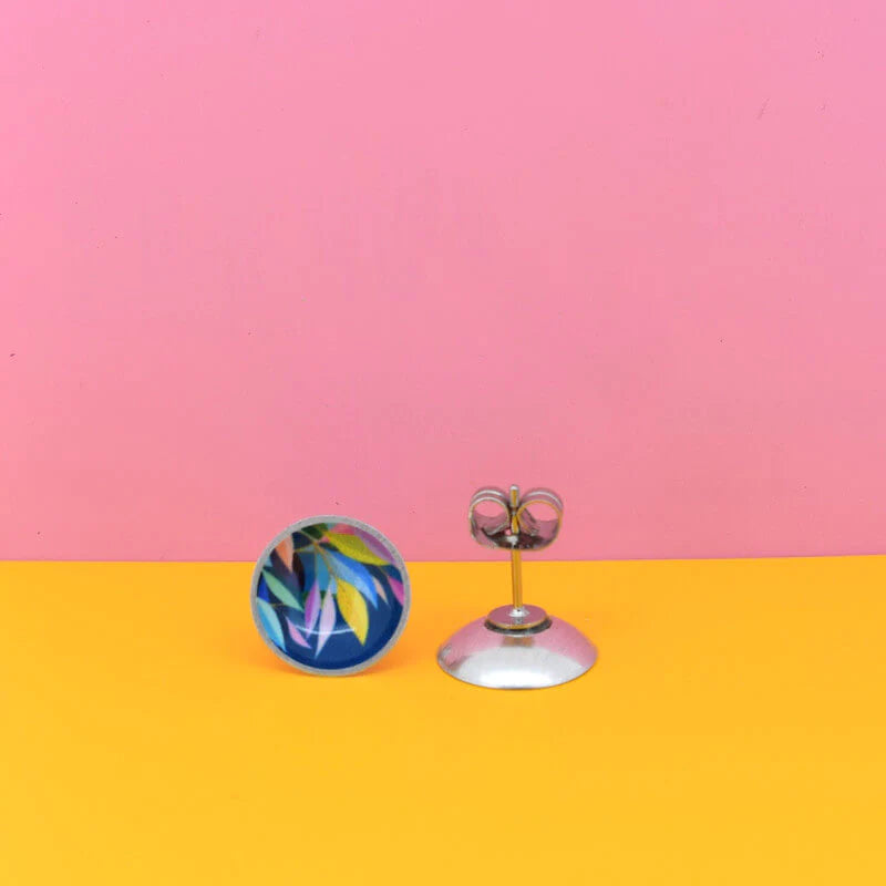 Kitty Came Home - Evening Leaves Stud Earrings