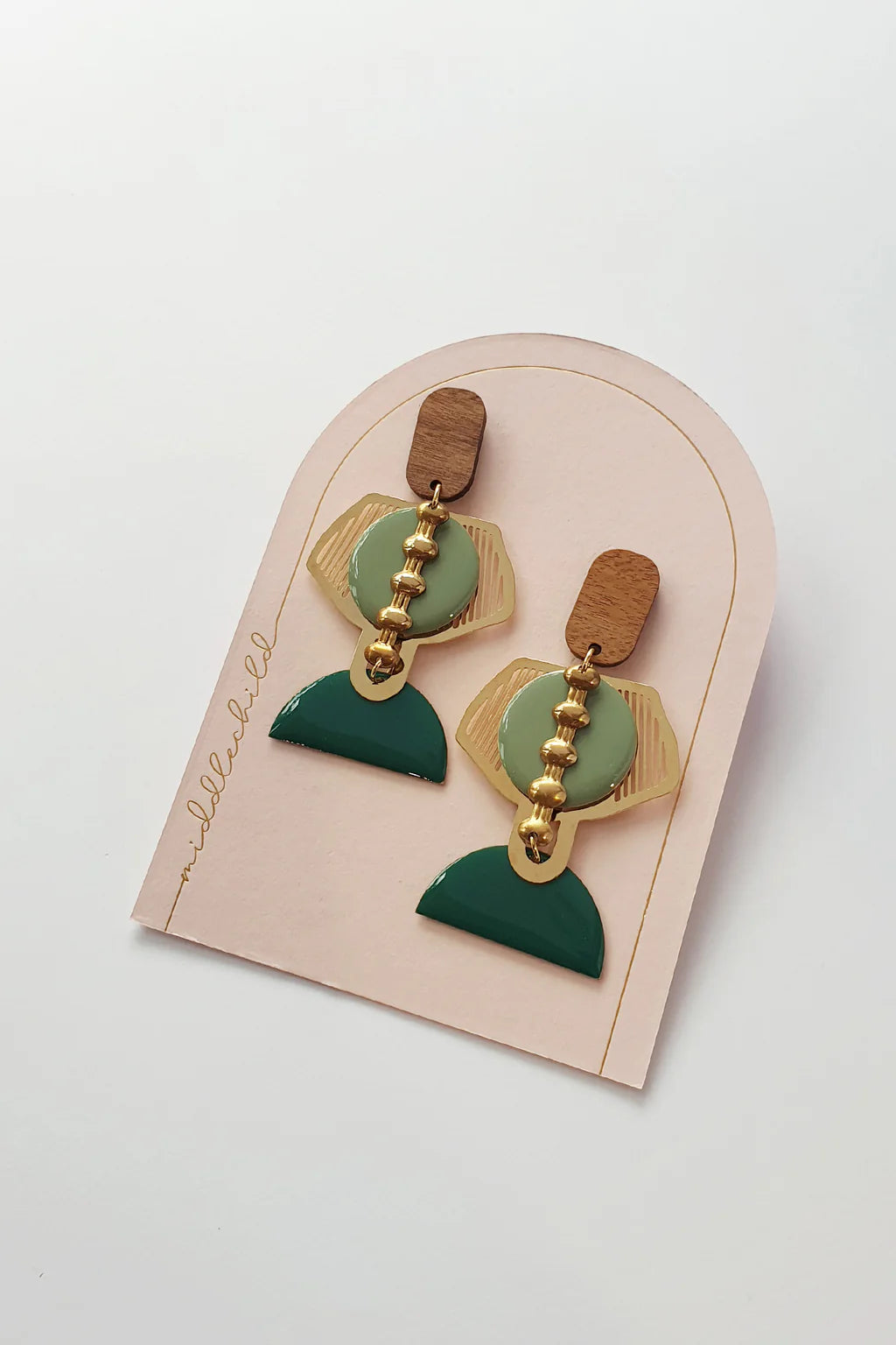 Middle Child Departure Earrings - Mallard