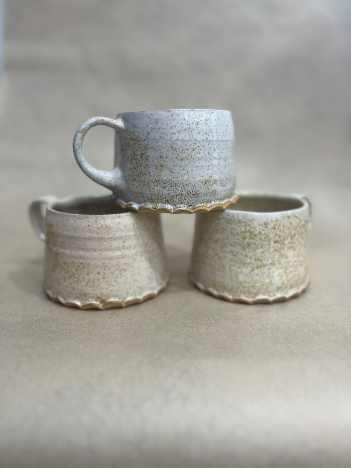 Studio OH-10 Colourful Large Fluted Mugs