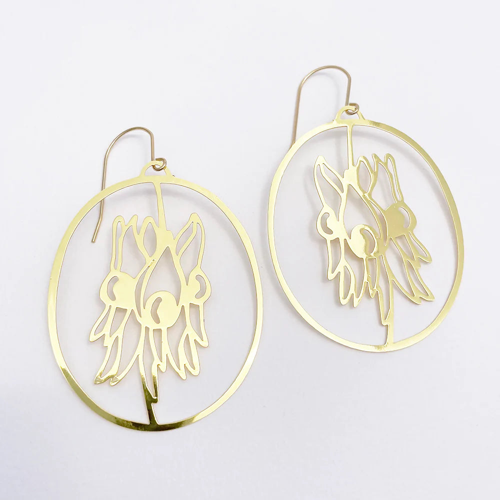 Denz Sturt Pea earrings