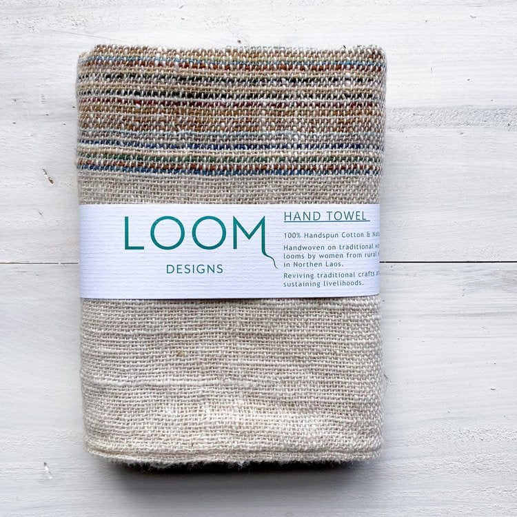 Loom Designs Cotton Hand Towel - Various Colours
