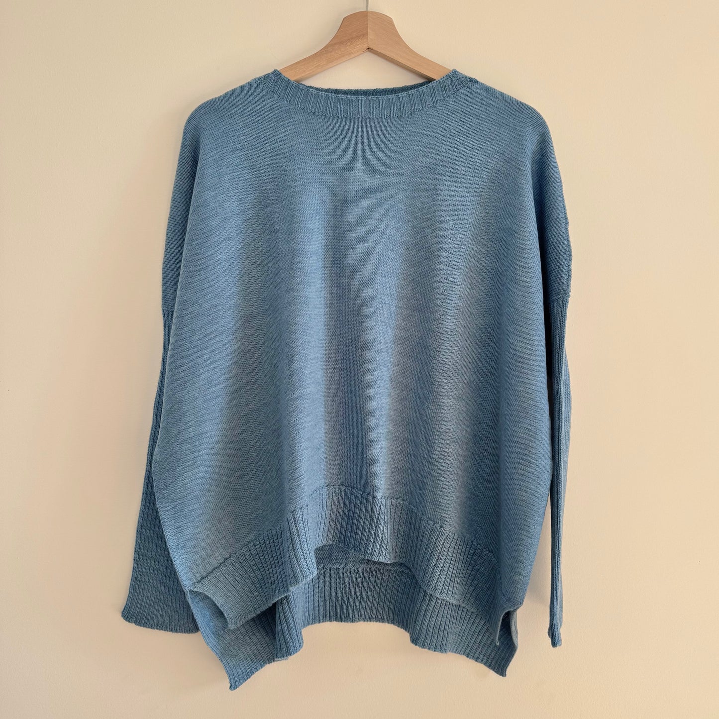 Australian Pure Merino Boxy Split Jumper