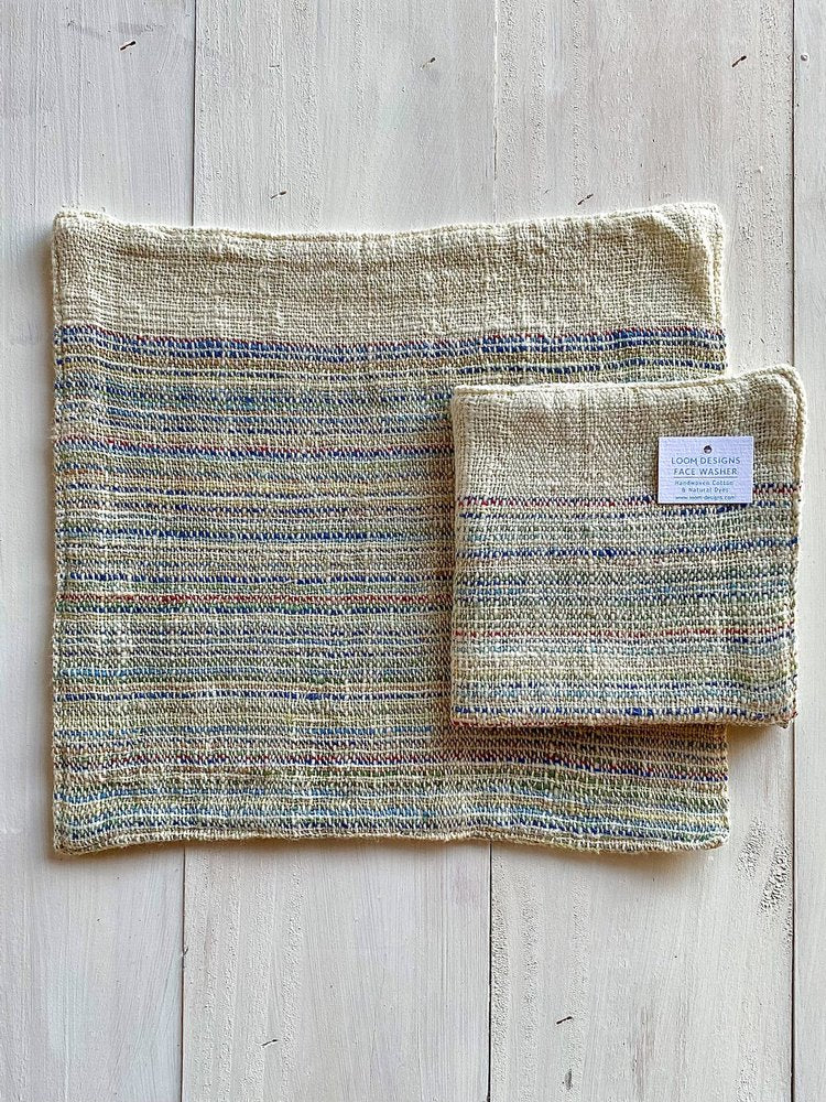 Loom Designs Handwoven Face Washer - Various colours