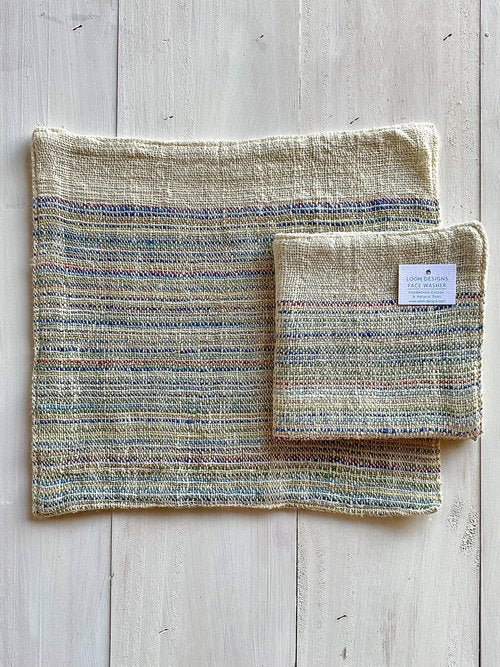 Loom Designs Handwoven Face Washer - Various colours