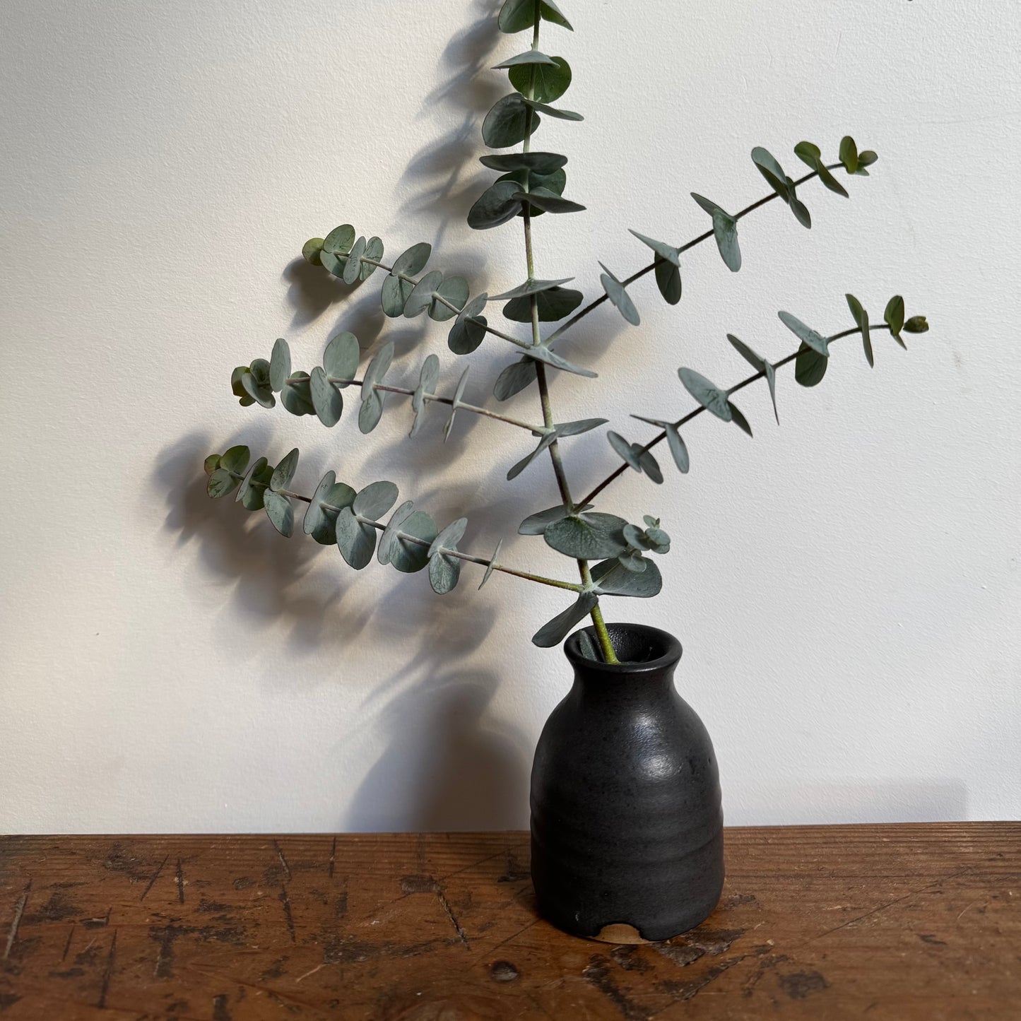 Handmade Ceramic Tiny Vase - Black