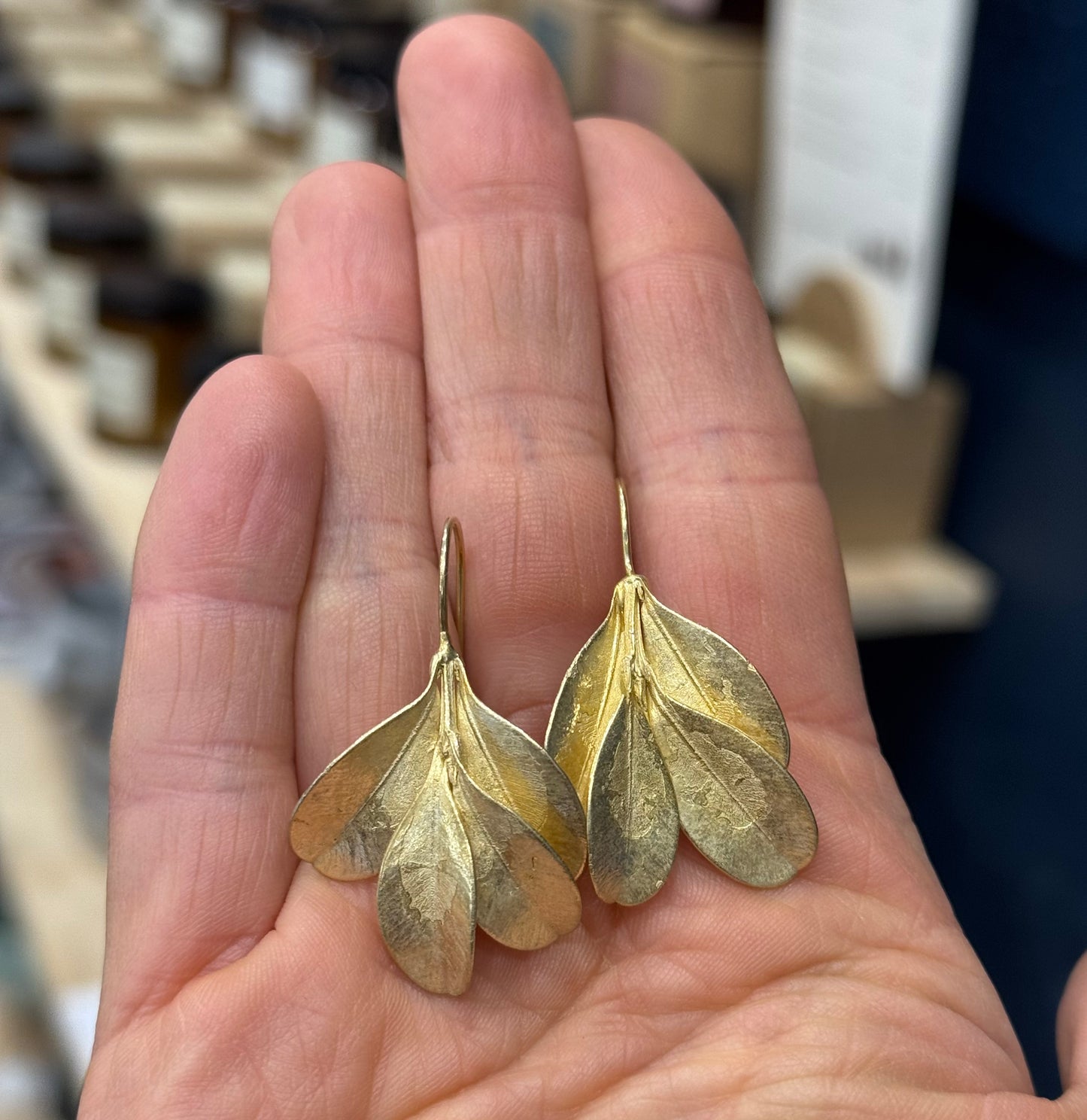 Anja Jagsch Gold Earrings - Box Bush