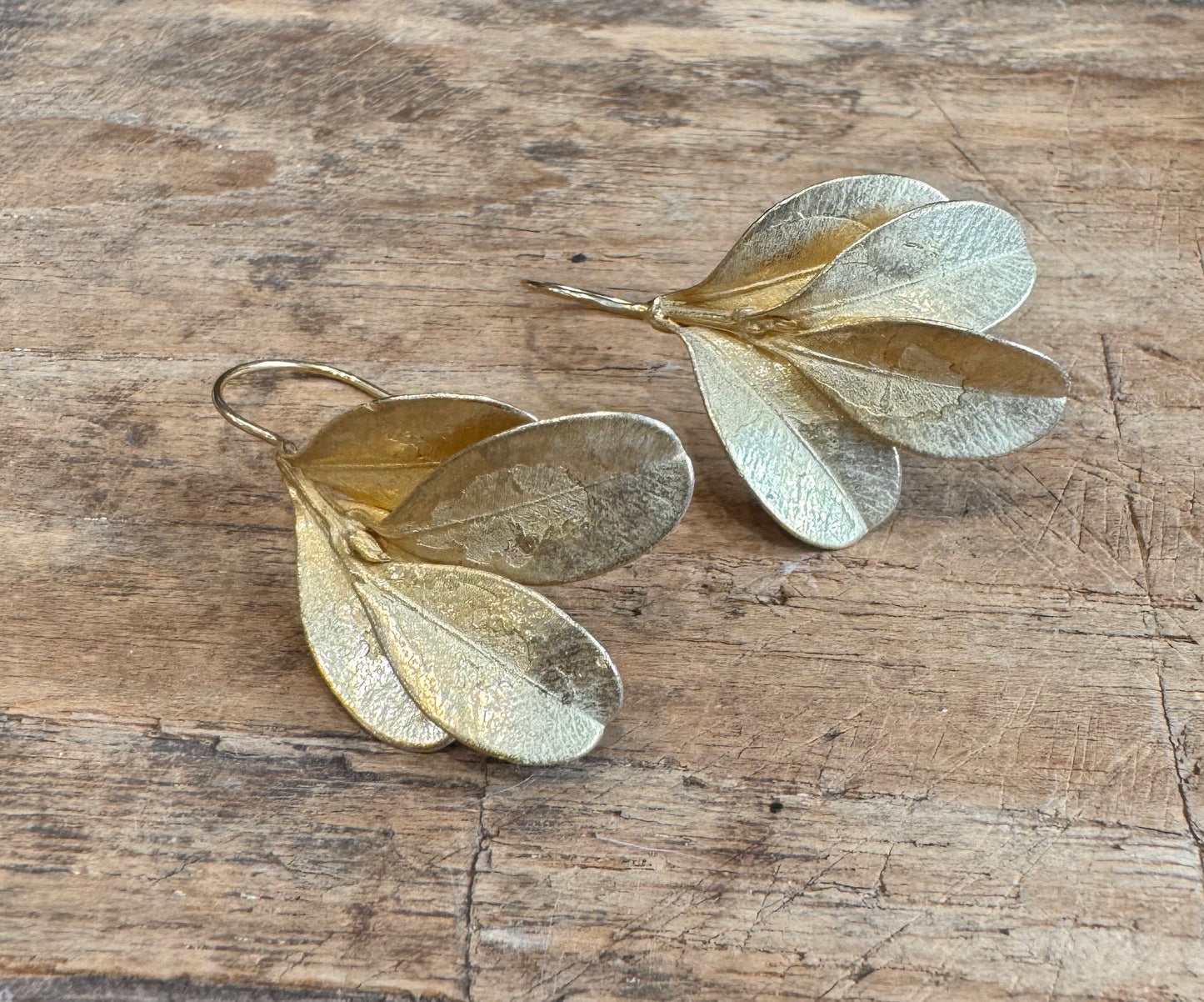 Anja Jagsch Gold Earrings - Box Bush