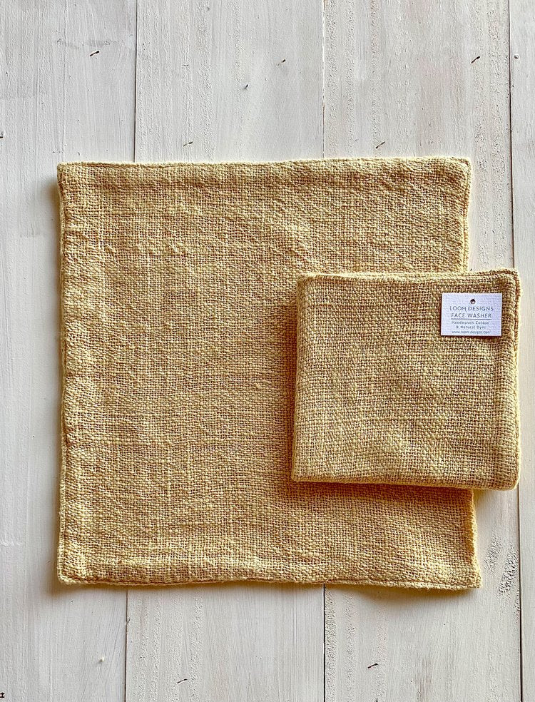 Loom Designs Handwoven Face Washer - Various colours