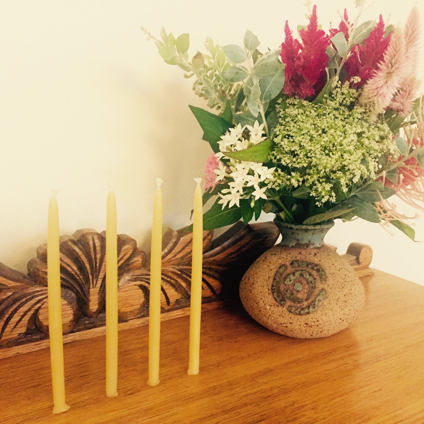 Cooran Beeswax Birthday candles
