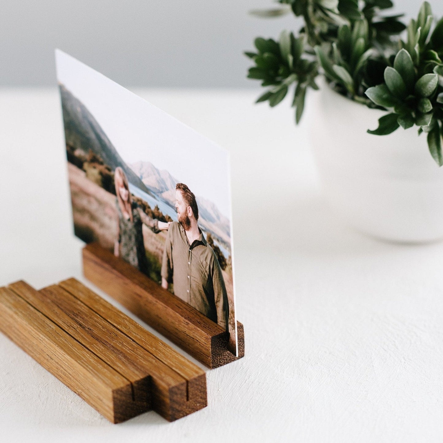 In the Daylight Small Rectangle Timber Photo Stand