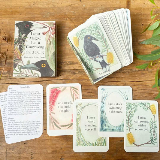 Bridget Farmer I am a Magpie I am a Currawong Card Game