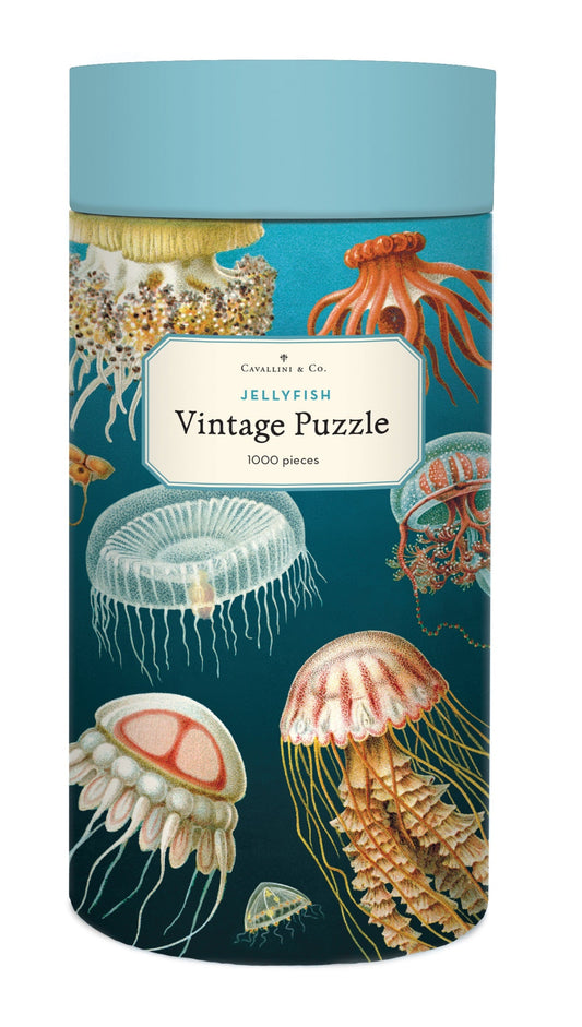 Cavallini & Co Jellyfish 1000 Piece Vintage Puzzle
