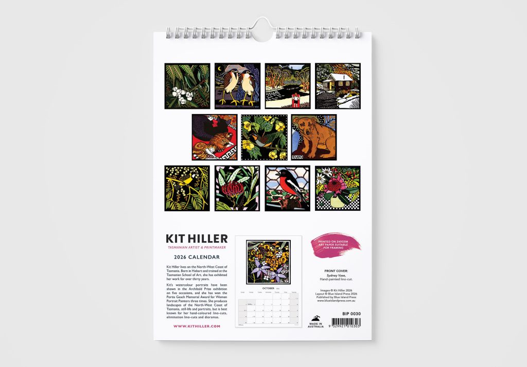 Kit Hiller 2026 Wall Calendar