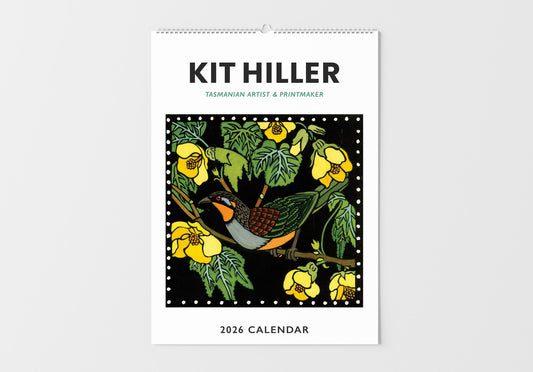 Kit Hiller 2026 Large Wall Calendar