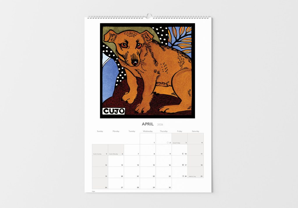 Kit Hiller 2026 Large Wall Calendar