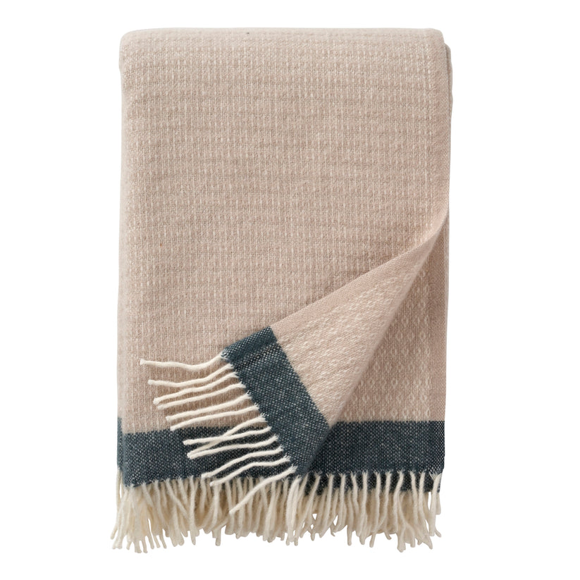 Klippan Domino Brushed Wool Blanket - Blue (Copy)