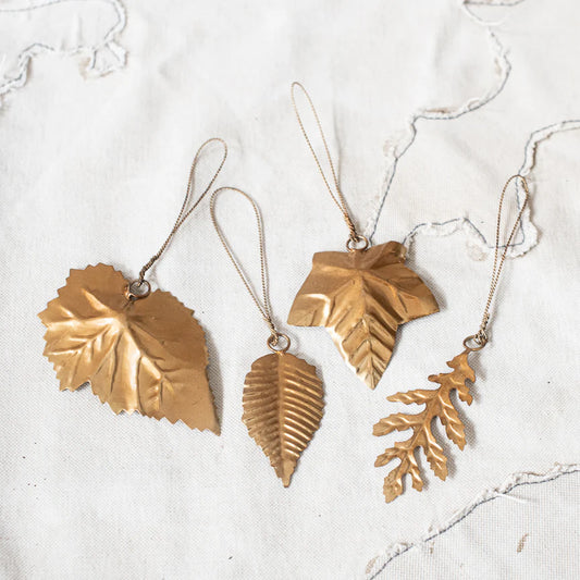 Leaf Hanging Ornament - Set of 4