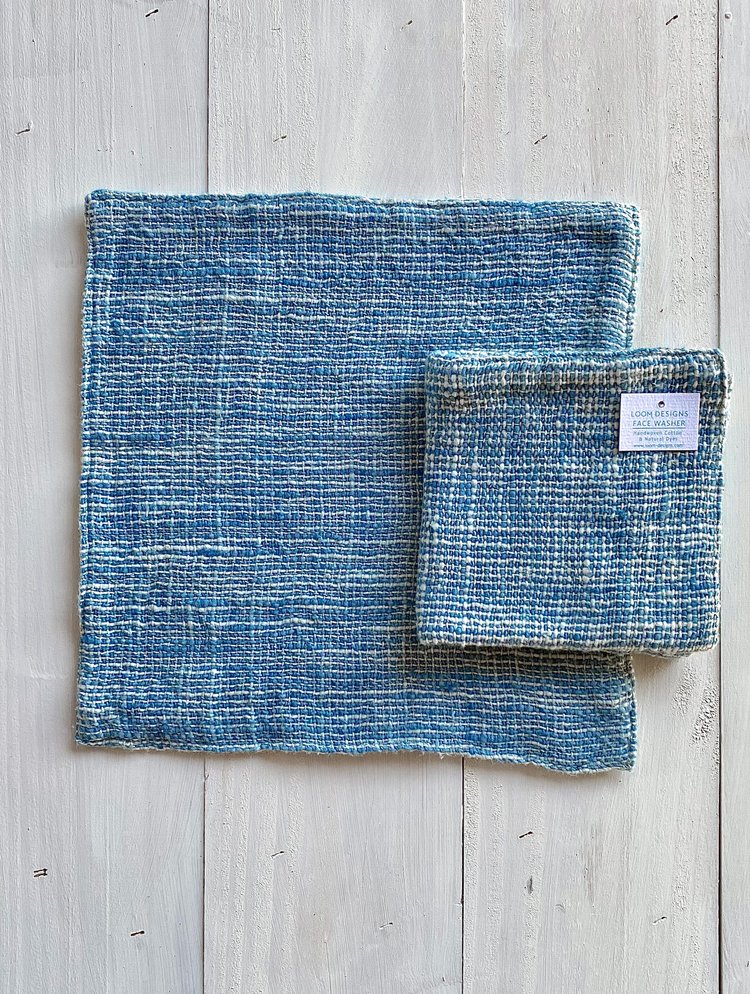 Loom Designs Handwoven Face Washer - Various colours