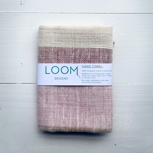 Loom Designs Cotton Hand Towel - Various Colours