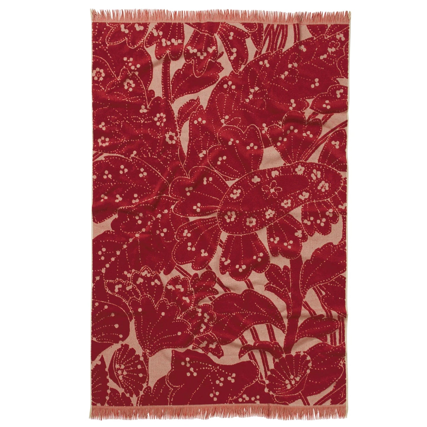 Sage & Clare Lucia Bath Sheet - Crimson