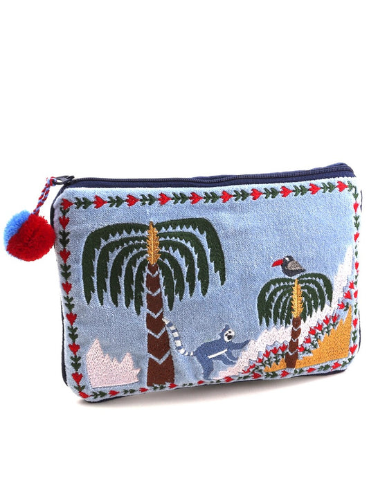 Madagascar Pouch - Blue