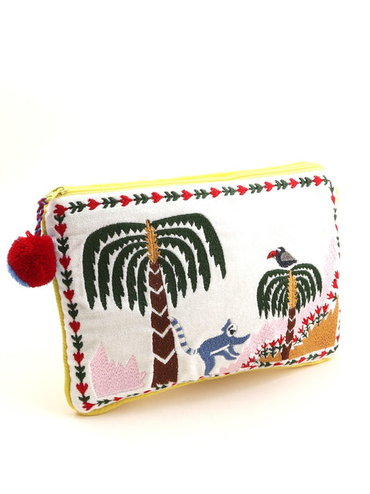 Madagascar Pouch - White