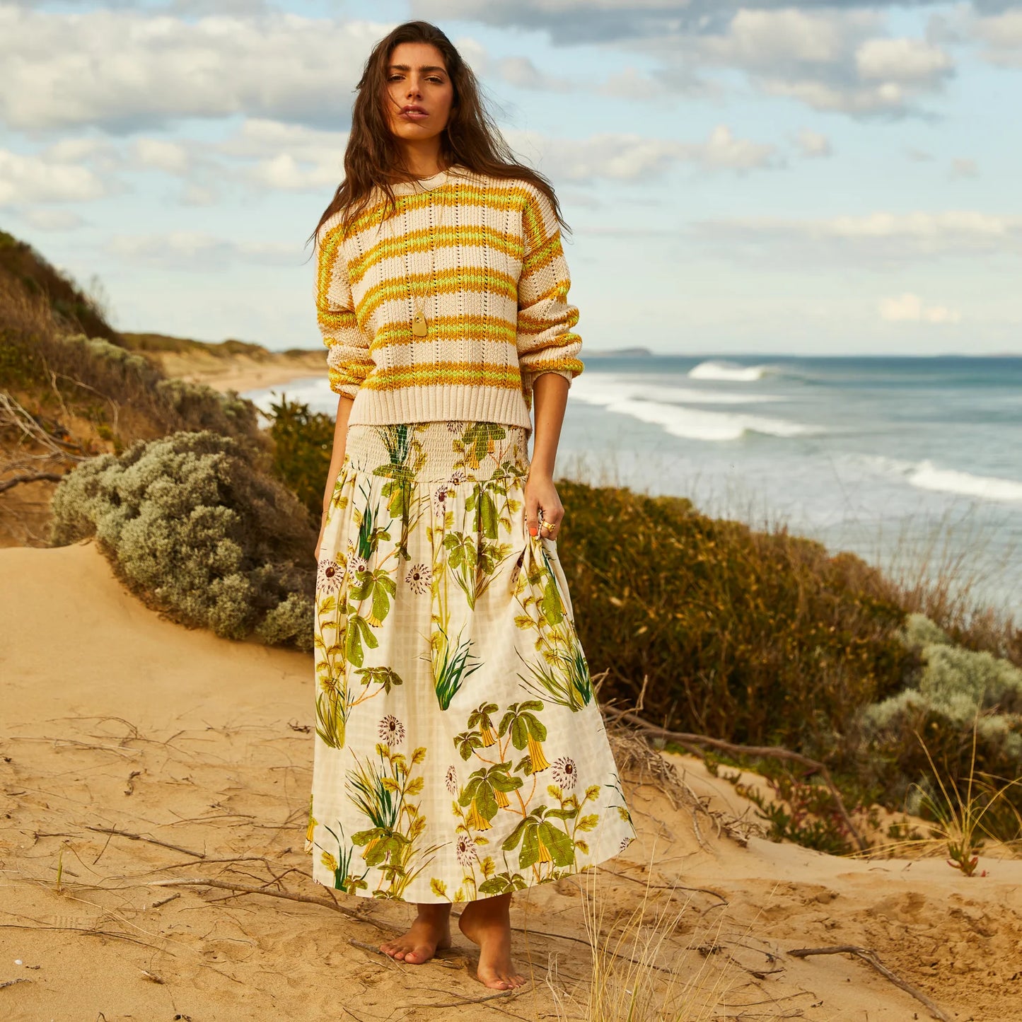 Sage x Clare - Malorie Maxi Skirt