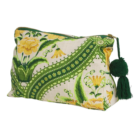 Sage x Clare - Margaret Cosmetic Bag in Kelp