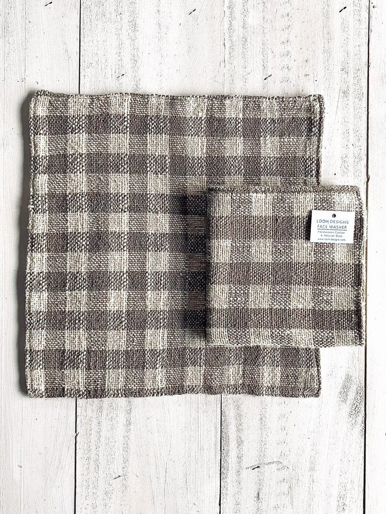Loom Designs Handwoven Face Washer - Various colours