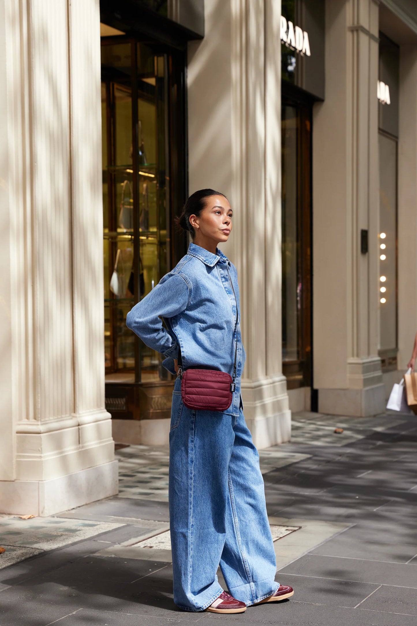 'Mini Base' Bag - Burgundy